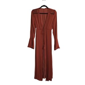 Free People Rust Duster Dress
